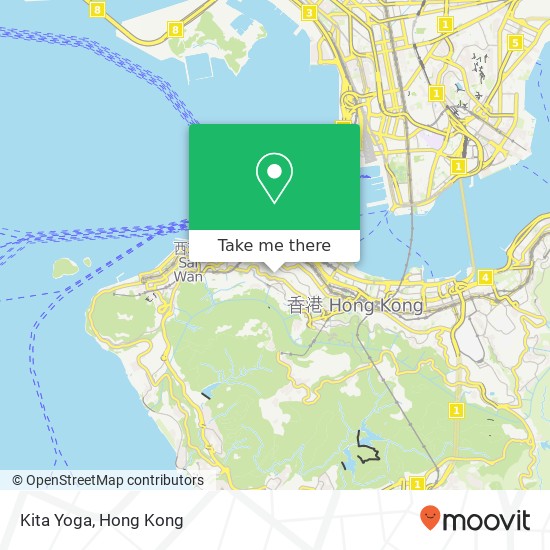 Kita Yoga map