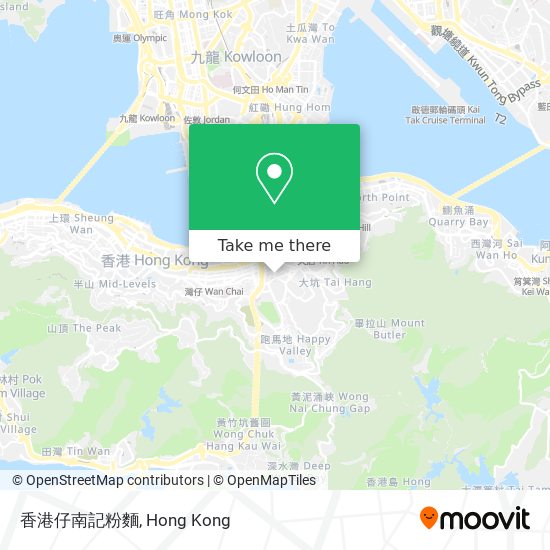 香港仔南記粉麵 map