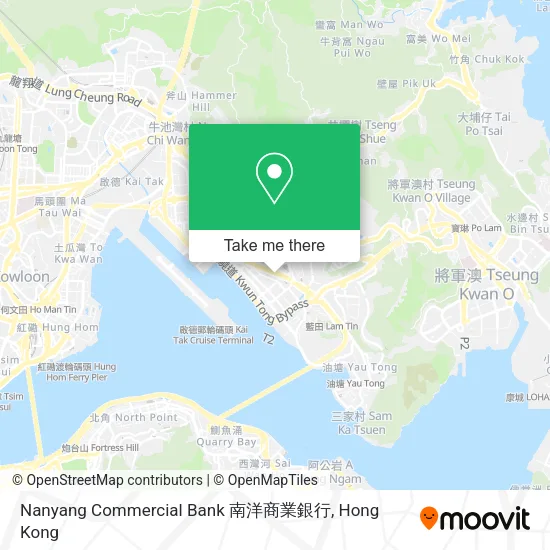 Nanyang Commercial Bank 南洋商業銀行地圖