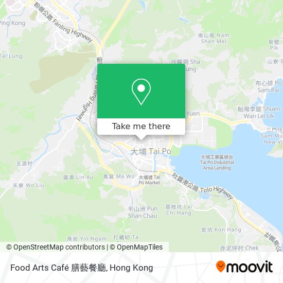 Food Arts Café 膳藝餐廳地圖