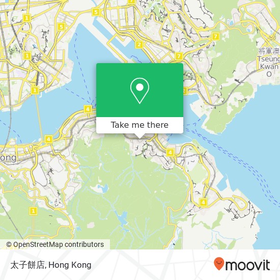 太子餅店 map