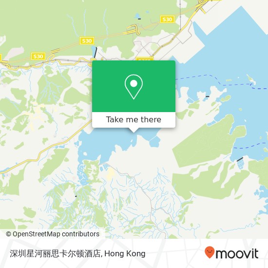 深圳星河丽思卡尔顿酒店 map