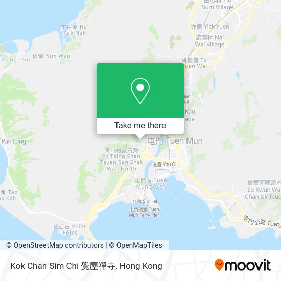 Kok Chan Sim Chi 覺塵禪寺 map