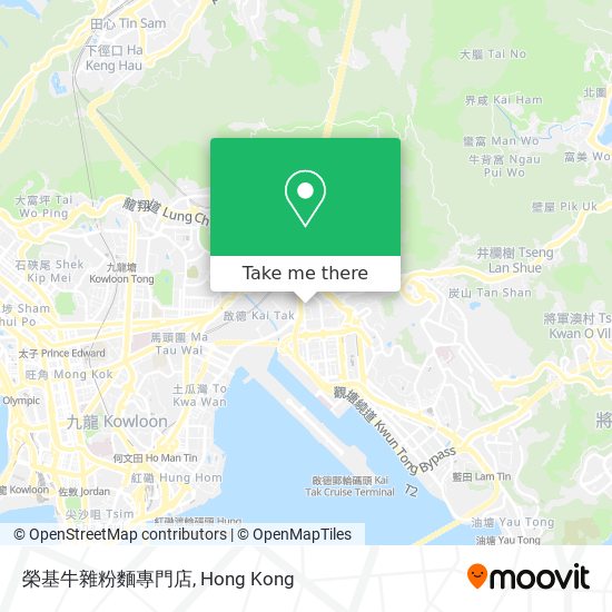 榮基牛雜粉麵專門店地圖