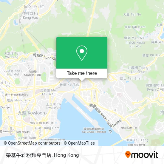 榮基牛雜粉麵專門店地圖