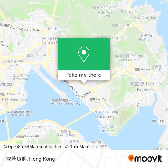 觀塘魚餌 map