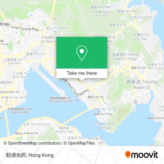 觀塘魚餌 map
