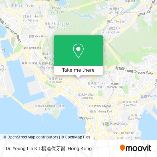 Dr. Yeung Lin Kit 楊連傑牙醫 map