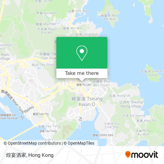 煌宴酒家地圖