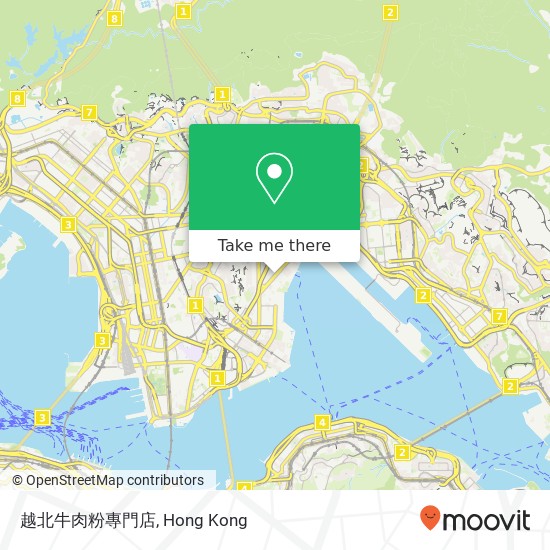 越北牛肉粉專門店 map