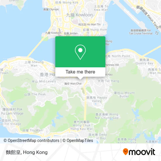 麵館皇 map