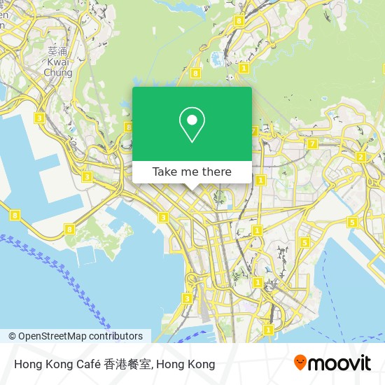 Hong Kong Café 香港餐室地圖