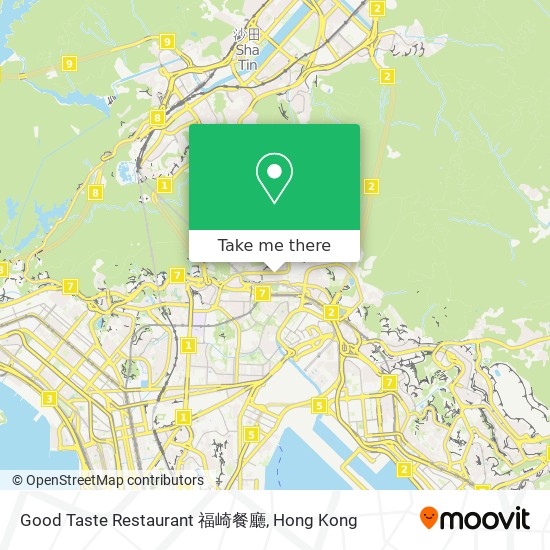 Good Taste Restaurant 福崎餐廳 map