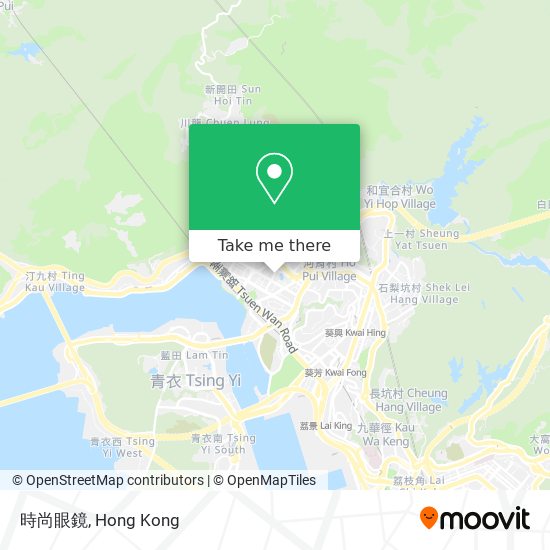 時尚眼鏡 map