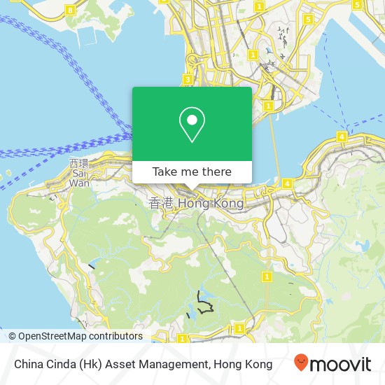 China Cinda (Hk) Asset Management map