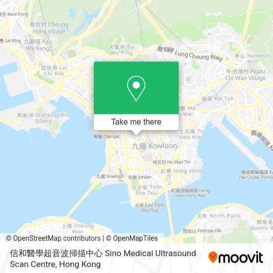 信和醫學超音波掃描中心 Sino Medical Ultrasound Scan Centre地圖
