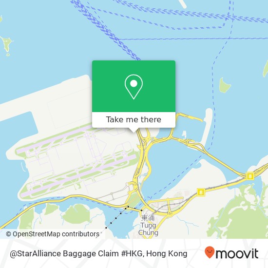 @StarAlliance Baggage Claim #HKG map