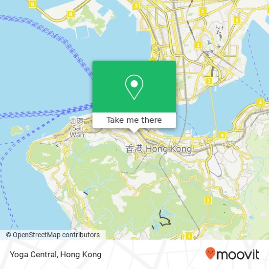 Yoga Central地圖