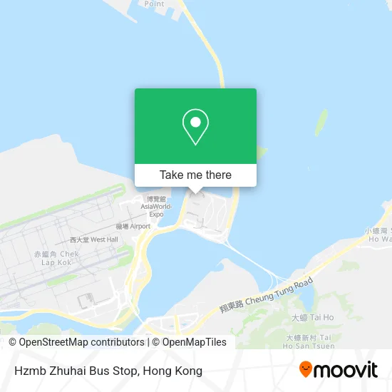 Hzmb Zhuhai Bus Stop map