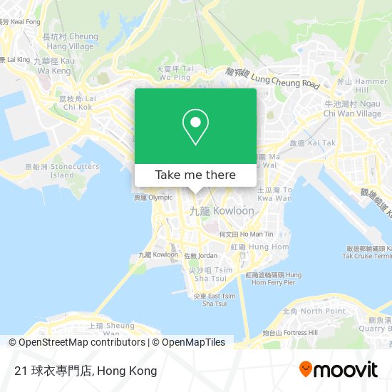 21 球衣專門店 map