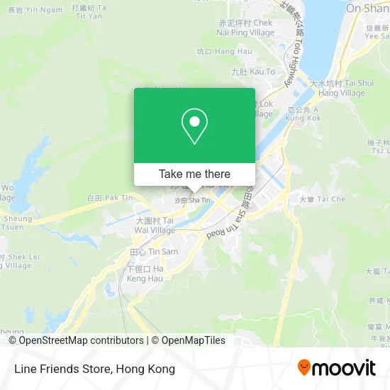 Line Friends Store map