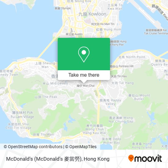 McDonald's (McDonald's 麥當勞) map