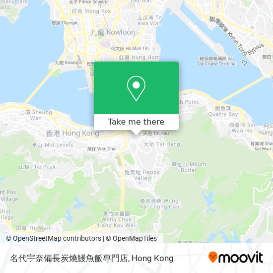 名代宇奈備長炭燒鰻魚飯專門店 map