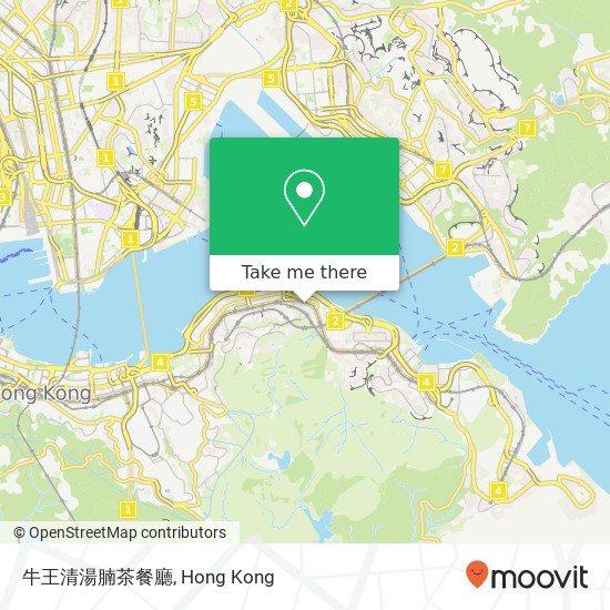 牛王清湯腩茶餐廳 map