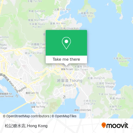 松記糖水店 map