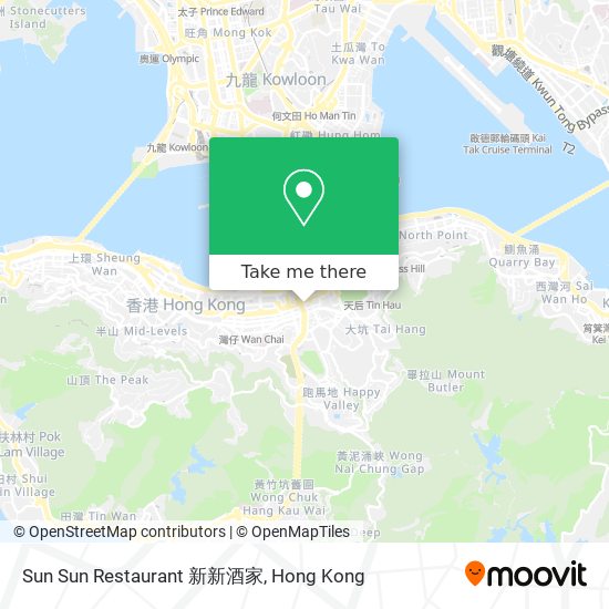 Sun Sun Restaurant 新新酒家 map