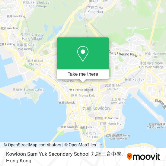 Kowloon Sam Yuk Secondary School 九龍三育中學 map