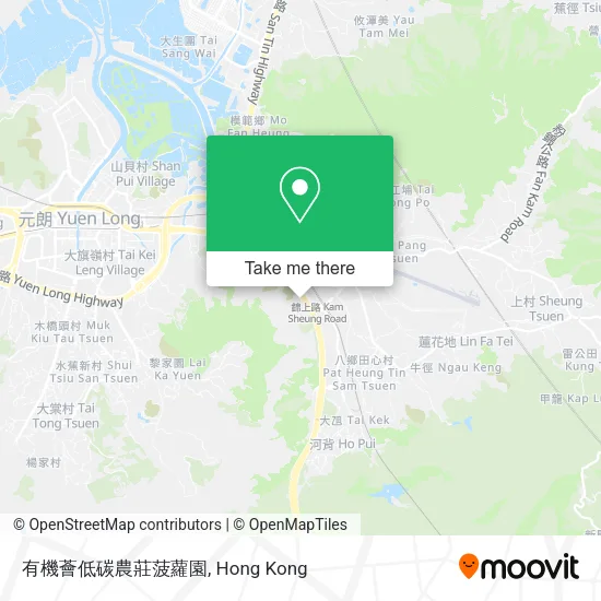 有機薈低碳農莊菠蘿園 map