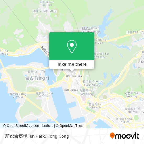 新都會廣場Fun Park map