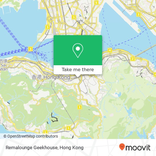 Remalounge Geekhouse map