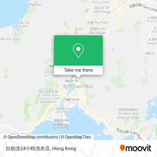 自助洗24小時洗衣店地圖