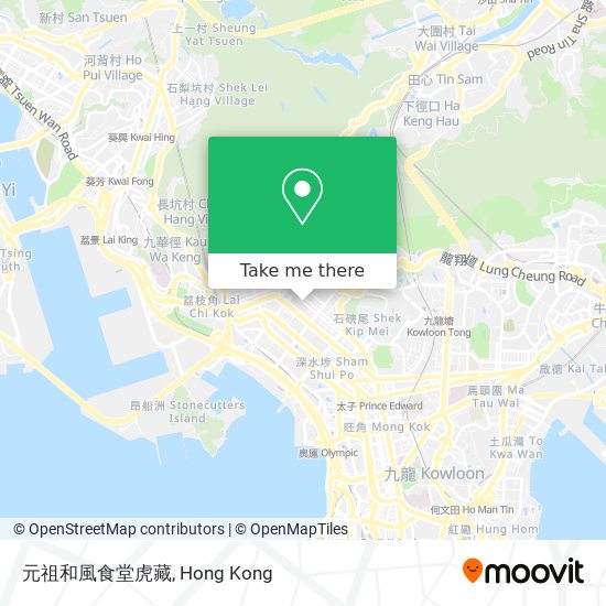 元祖和風食堂虎藏地圖
