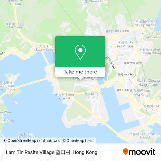 Lam Tin Resite Village 藍田村地圖