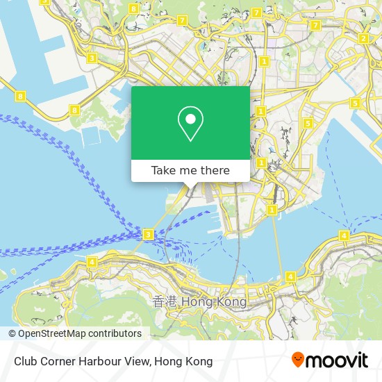 Club Corner Harbour View map