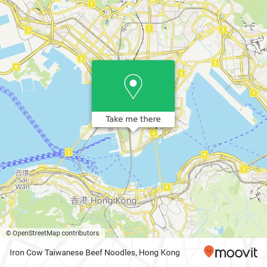 Iron Cow Taiwanese Beef Noodles map