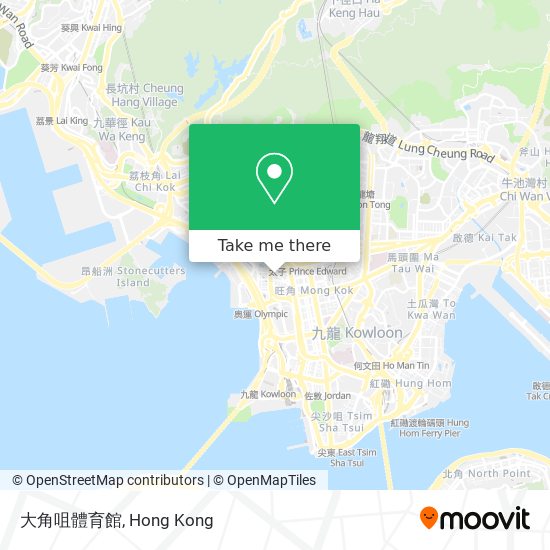 大角咀體育館地圖