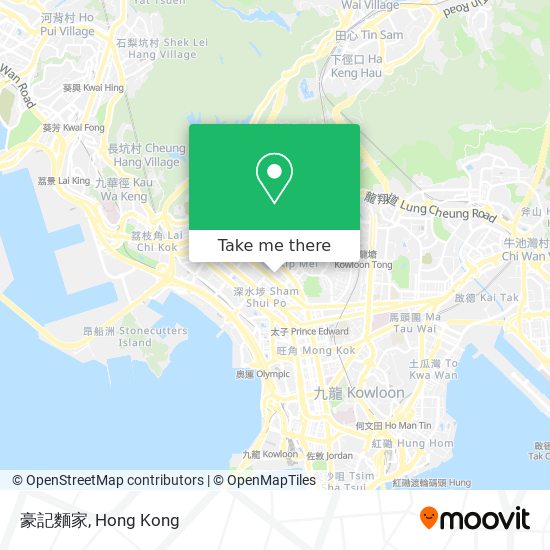 豪記麵家 map