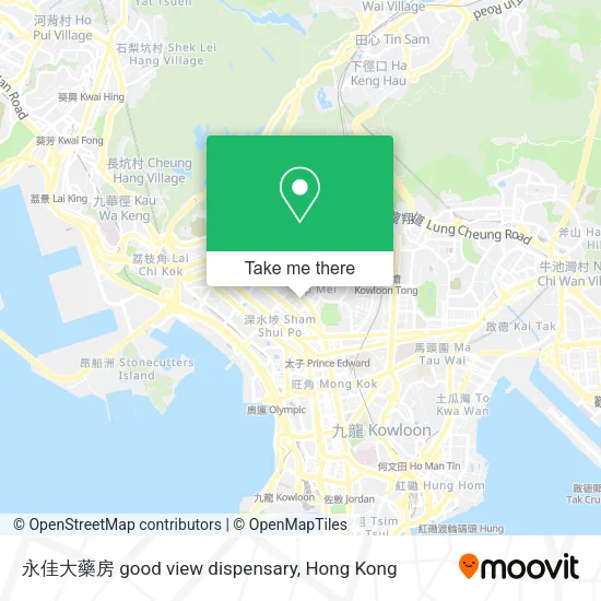 永佳大藥房 good view dispensary map
