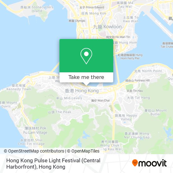Hong Kong Pulse Light Festival (Central Harborfront) map