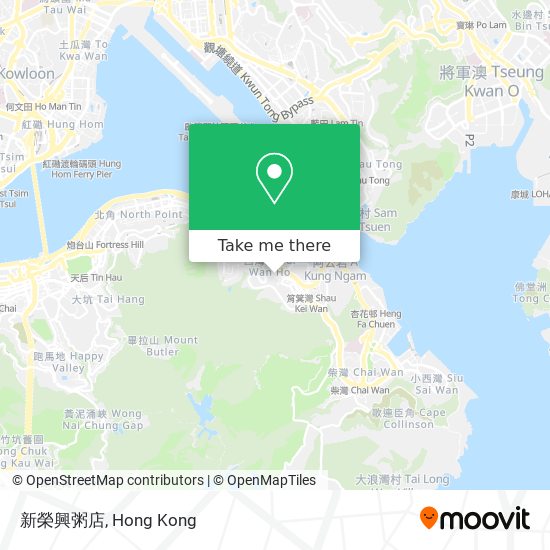 新榮興粥店 map