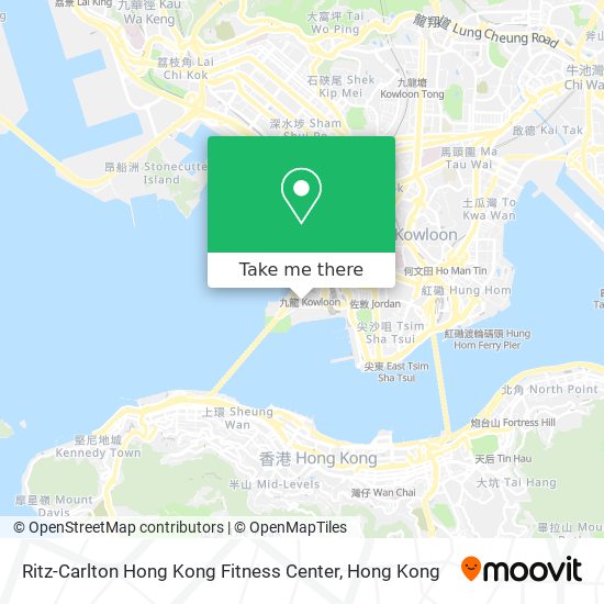 Ritz-Carlton Hong Kong Fitness Center map