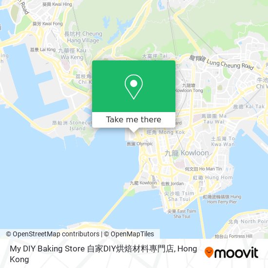 My DIY Baking Store 自家DIY烘焙材料專門店 map