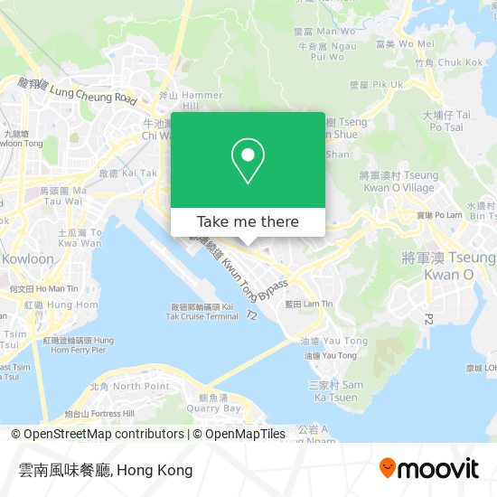 雲南風味餐廳 map