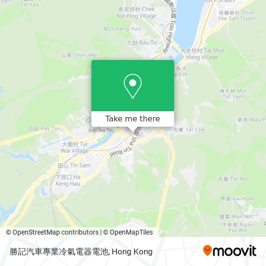 勝記汽車專業冷氣電器電池 map