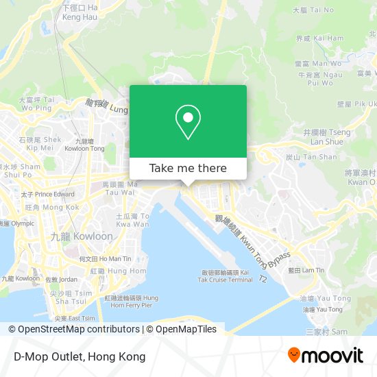 D-Mop Outlet map