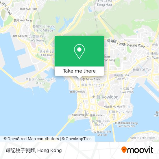 耀記餃子粥麵地圖